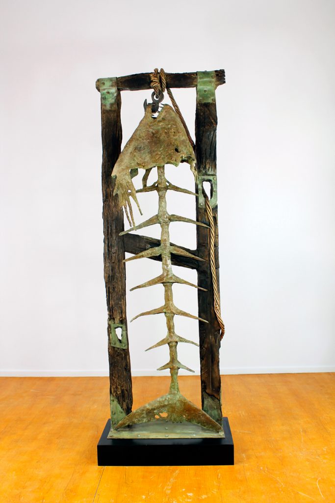 FISH BONE BRONZE-WOOD