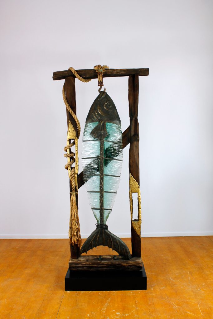 FISH BRONZE – CRYSTAL – WOOD